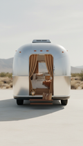 Restored Airstream with Panoramic Windows